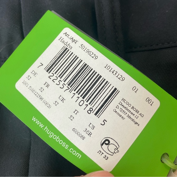 HUGO BOSS Haddys Chino Trousers Men’s NWT - Picture 6 of 6